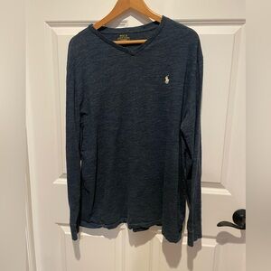 Polo Long sleeved vneck tee